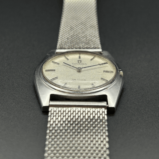 Vintage Omega De Ville 111.098, Hand-Wound, Silver Mesh