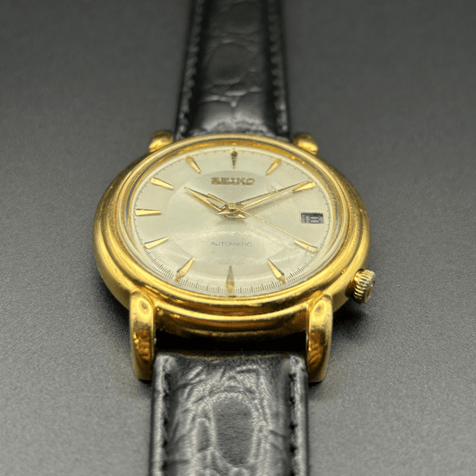 Seiko 7002-8010 Automatic, jaren 70, goudkleurig