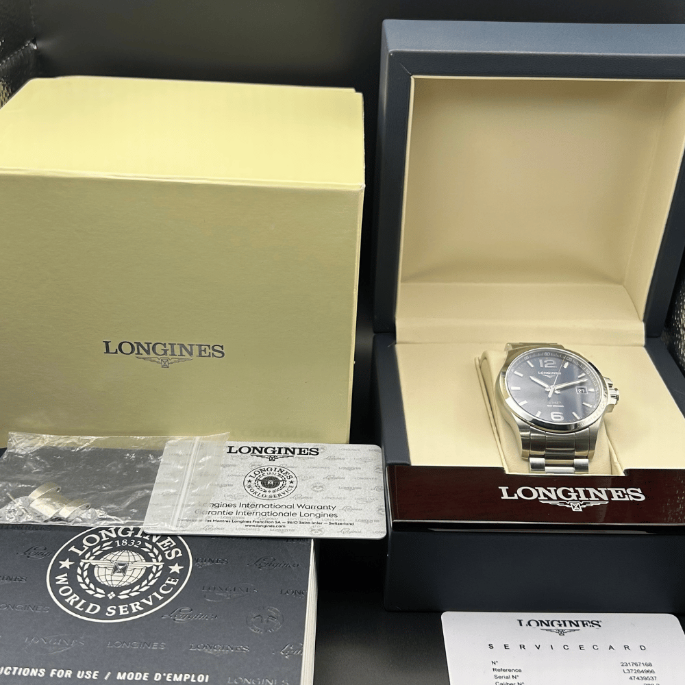 Longines Conquest V.H.P. 43mm Full Set