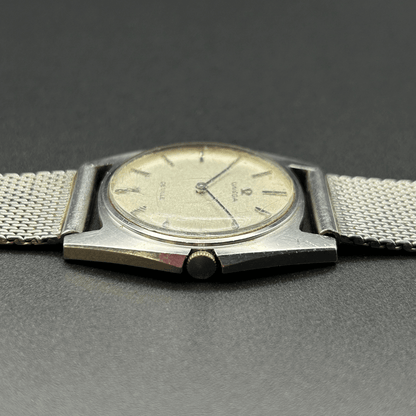 Vintage Omega De Ville 111.098, Hand-Wound, Silver Mesh