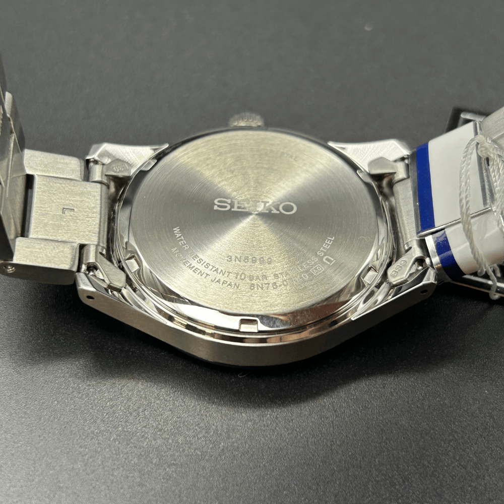 Seiko SUR559P1 Blue Textured Dial Unworn Full set