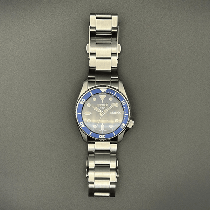Seiko 5 Sports SRPL77K1 “Street Denim”, Blue Dial – Full Set, Warranty