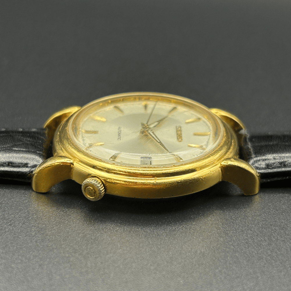 Seiko 7002-8010 Automatic, jaren 70, goudkleurig