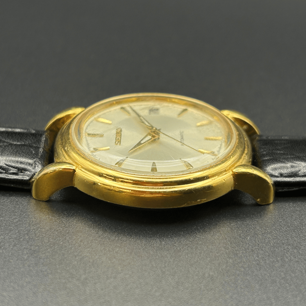Seiko 7002-8010 Automatic, jaren 70, goudkleurig