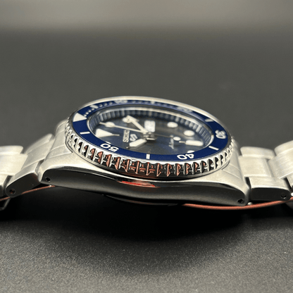 Seiko 5 Sports SRPL77K1 “Street Denim”, Blue Dial – Full Set, Warranty